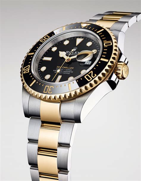 rolex sea dweller face size|rolex sea dweller two tone.